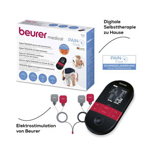 Beurer Digital TENS/EMS EM 59 mit Wärmefunktion & 4 Elektroden
