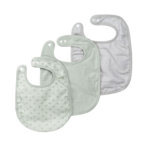 roba Organic Lätzchen 3er Set frosty green
