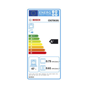 Bosch CSG7361B1 Kompakt Steamer-Heizluft 230V