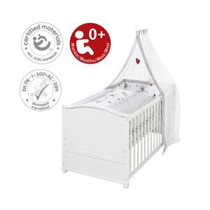 roba Komplettbett Set 70x140cm Adam & Eule