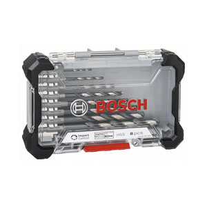 Bosch Impact Contr. HSS Spiralbohrer-Set 8-tlg