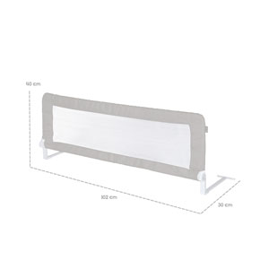 roba Rausfallschutz 102x32cm grau