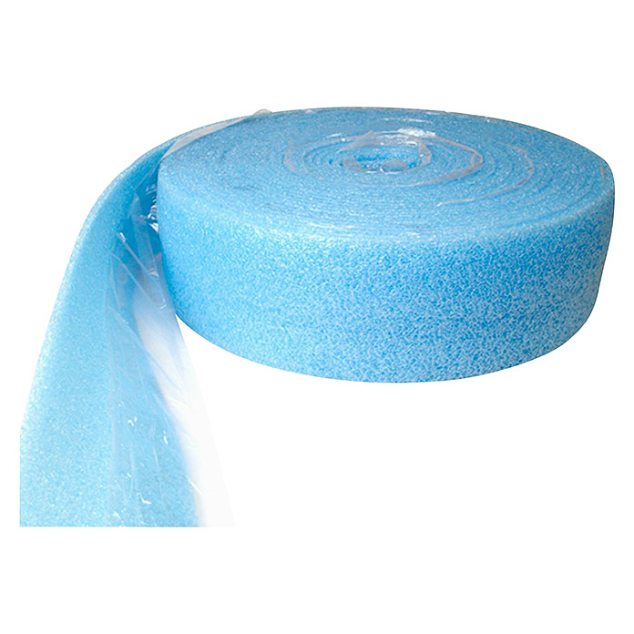 Randdämmstreifen PE 8x100mm 50lfm ; 1 Rolle à 50 lfm. ; 1 Sack à 12 Rollen