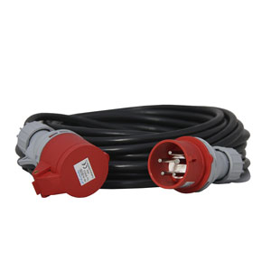 Ekström Verlängerungskabel PVC Kabel 5x1.5mm2, 16A, 10 Meter