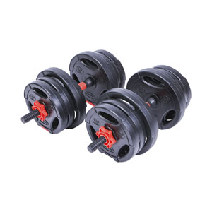 PURE2improve Kurzhantel & Langhantel Set 20kg