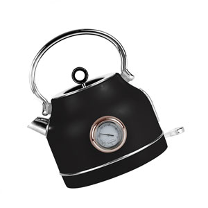 Berlinger Haus Wasserkocher mit Thermostat 1.7L Black Rose Collection