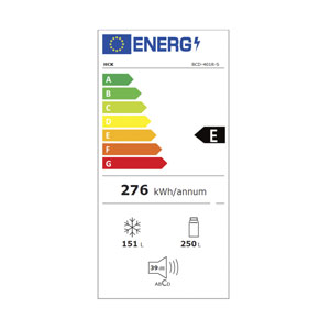 Kibernetik FSP Retro Kühl-Gefrierkombination 401 Liter