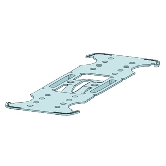 PROTEKTOR Kreuzschnellverbinder flach (für CD 60-27) I Pack à 100 Stk. ; 1 Pal. à 45 Karton