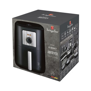 Berlinger Haus Heissluftfritteuse 4L Black Silver Collection
