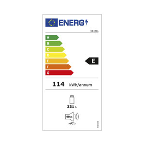 Kibernetik FSP Kühlschrank 340 Liter