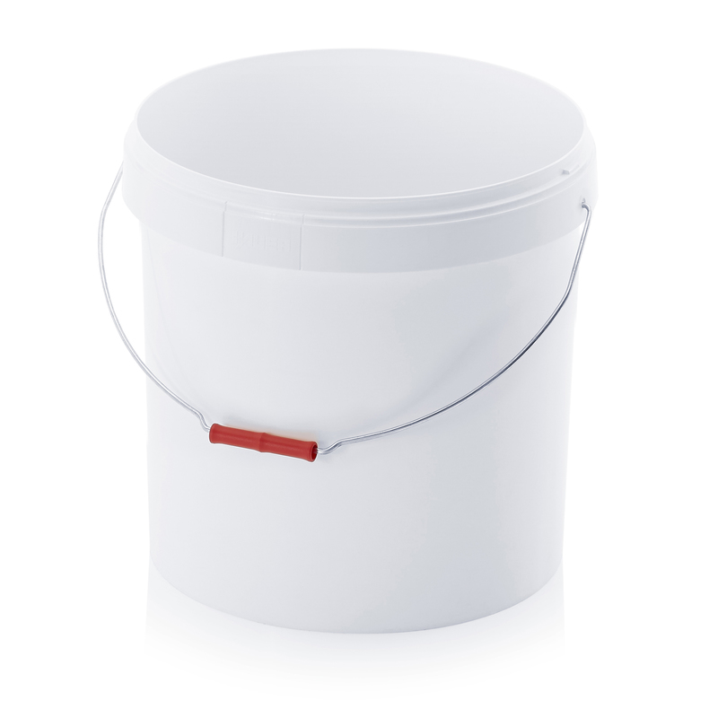 Eimer Rund Kunststoff 27 l ohne Deckel, mit Bügel