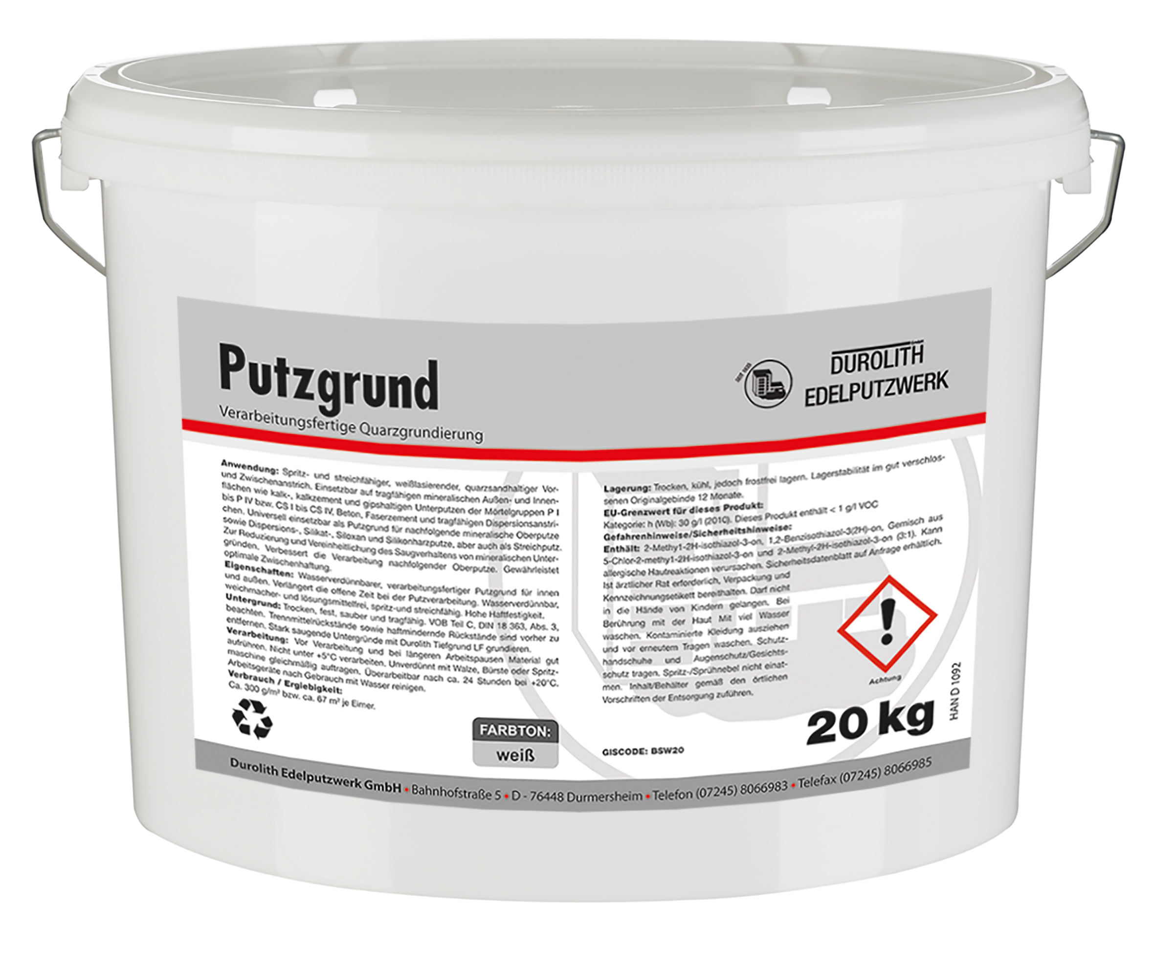 Voranstrich ( Putzgrund) Durolith Eimer 20kg