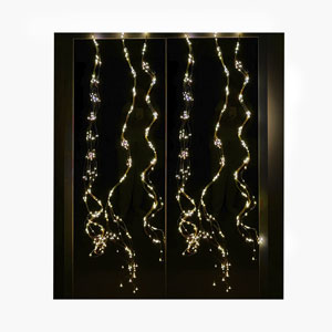 Ekström LED Lichtervorhang Outdoor 540 LED Microlight 75x150cm warm weiss