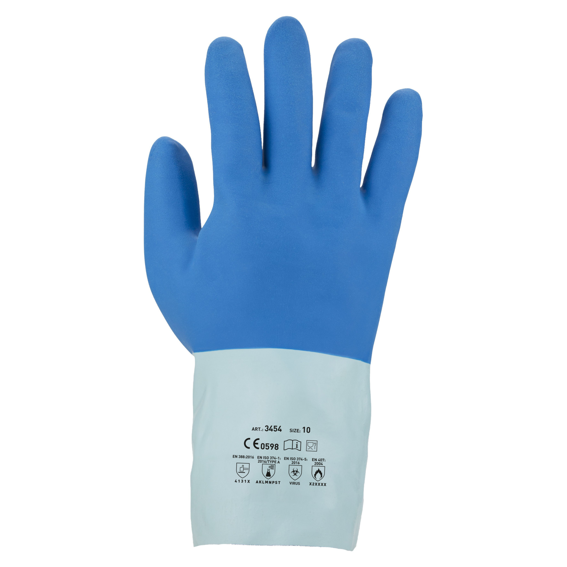 ASATEX Chemikalienschutzhandschuh 3454-7