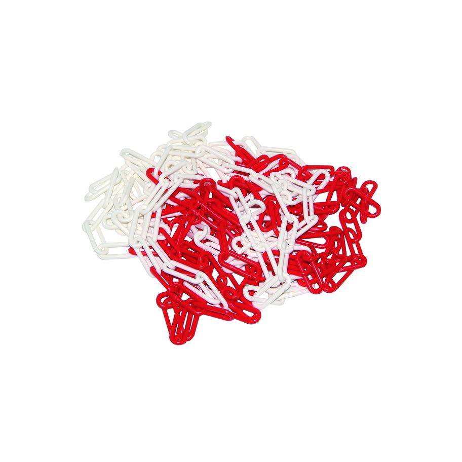 technocraft Kunststoffkette rot/weiss 8m