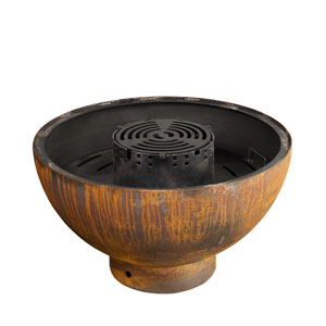 Mr. Grill Feuerschale mit Grillring und Zubehör