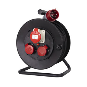 Ekström KR25M Kabelrolle 5x1.5mm2 1x CEE 16A & 2x T25