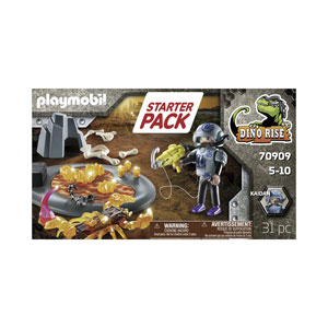 PLAYMOBIL 70909 Dino Rise Starter Pack Kampf gegen den Feuerskorpion