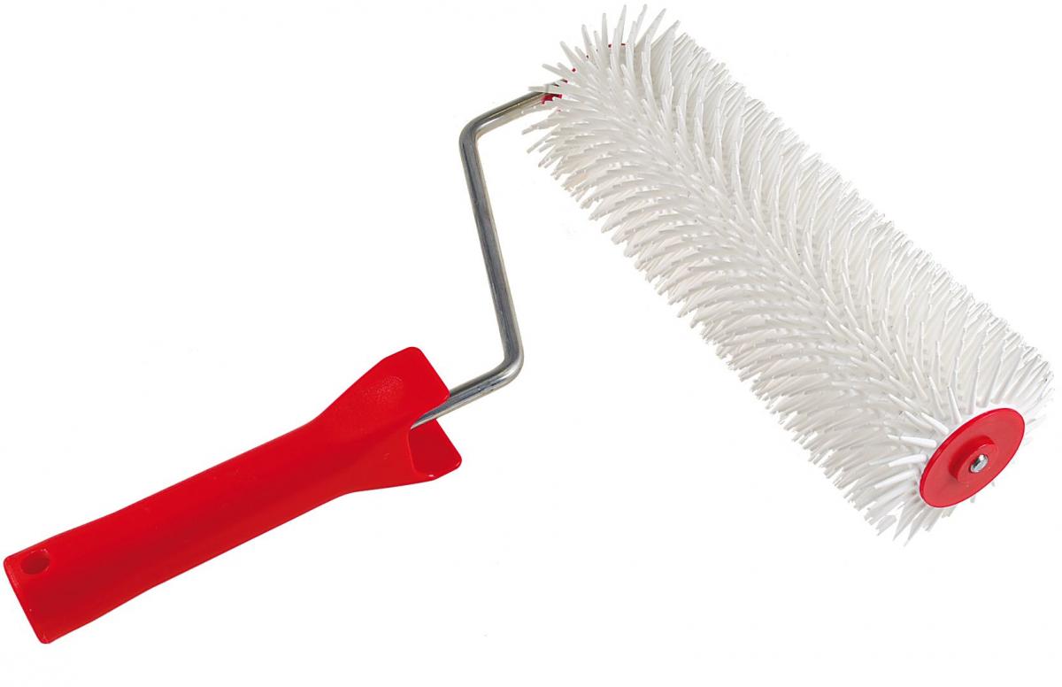 Stachel-Entlüftungsrolle / Stachelwalze | Breite 250 mm, ohne Spritzschutz (Schwan)