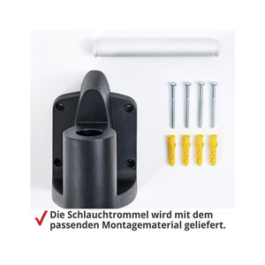 Hecht 08666 Wand-Schlauchtrommel