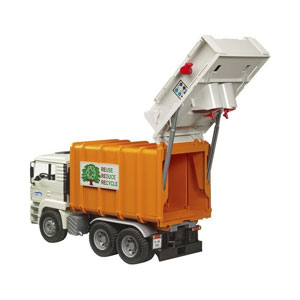 Bruder MAN Hecklader Müll-LKW