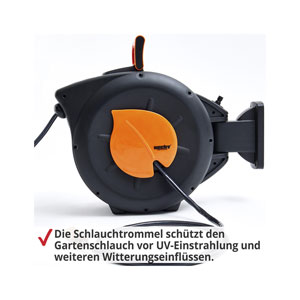 Hecht 08666 Wand-Schlauchtrommel