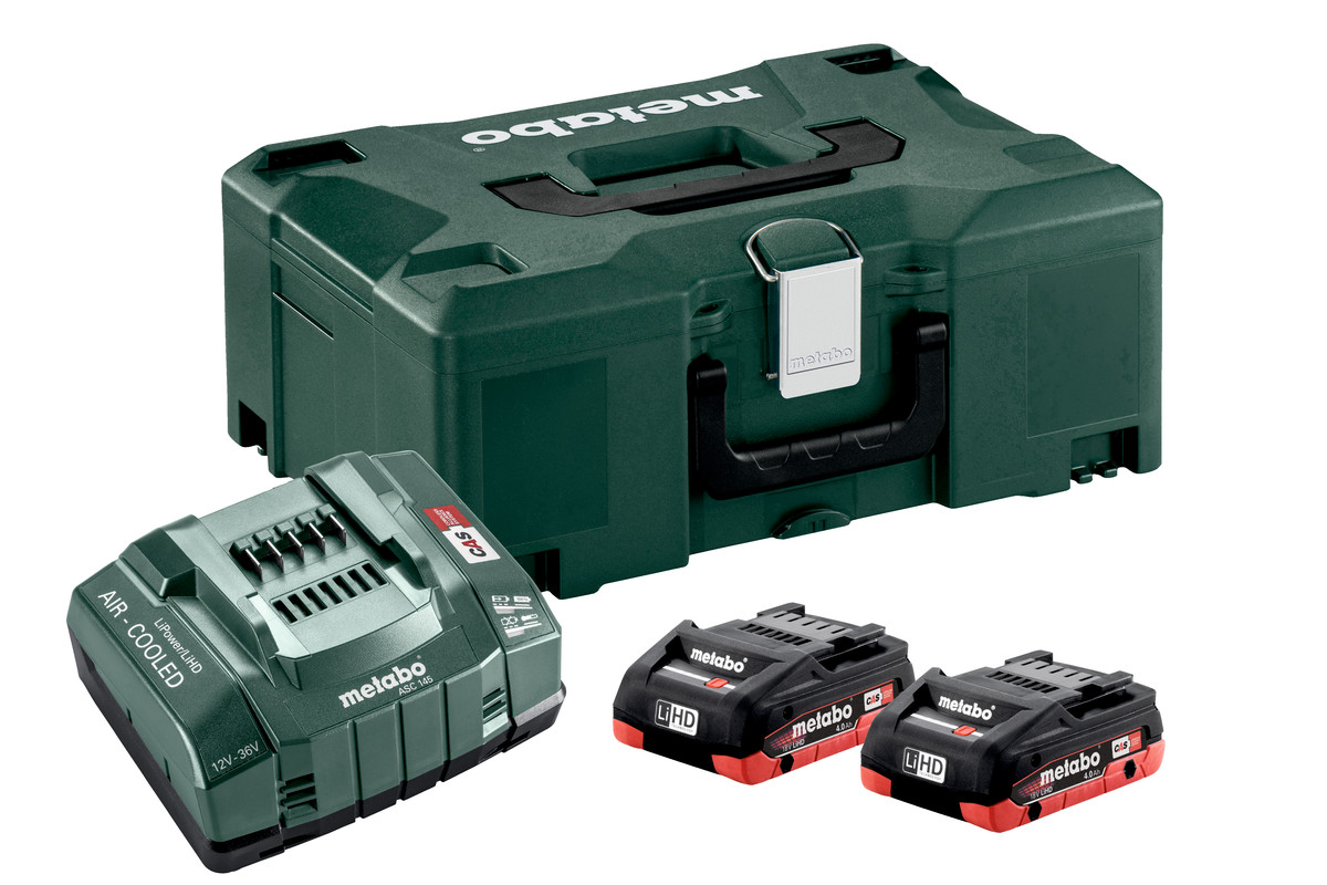 METABO BASIS-SET 2 X LIHD 4.0 AH + METALOC (685130000)