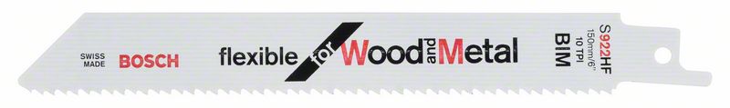 Säbelsägeblatt Bosch S 922 HF 15cm w