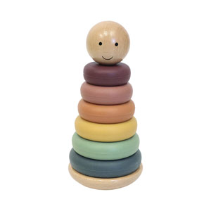 SpielMaus Stehauf-Stapelturm Silikon 8 Teile