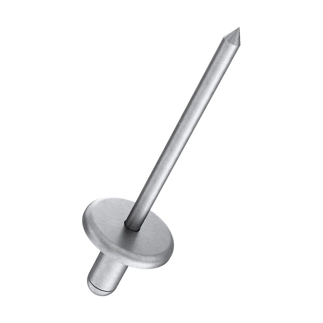 GESIPA Blindniete flachrund Niet und Dorn Alu 4x9.8