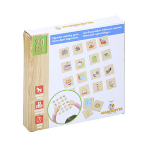 Marionette Memo-Spiel Gegensätze