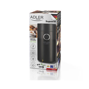 Adler Kaffeemühle schwarz