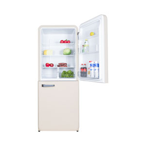 Kibernetik KSTK401 Retro Kühl-Gefrierkombination beige