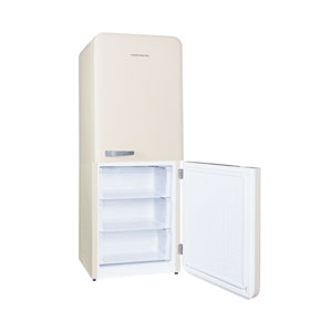 Kibernetik KSTK401 Retro Kühl-Gefrierkombination beige