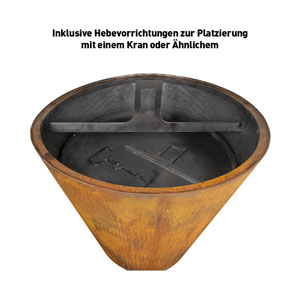 Mr. Grill Feuerschale Cone