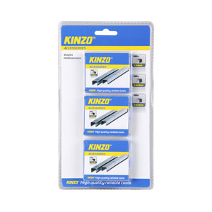 Kinzo Heftklammern Set 3x500 8/10/12mm (je1x500 pro Grösse)