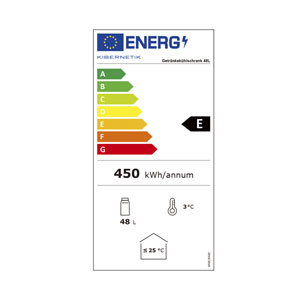 Kibernetik FSP Getränkekühlschrank 48 Liter