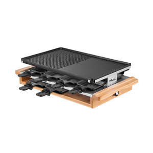 BergerLanz Bamboo Raclette Grill für 8 Pers.