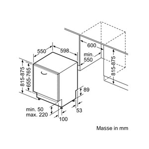 Bosch vollintergierter Geschirrspüler SMH6ZCX42E A+++ 60 cm