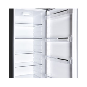 Kühlschrank FSP Kühlschrank 335 Liter Chromstahl