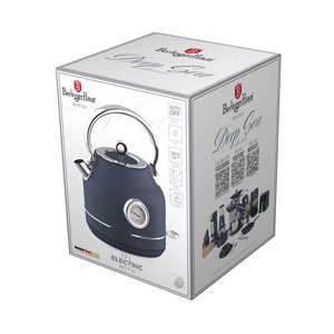 Berlinger Haus Wasserkocher 1.7L matt blue Deep Sea Collection