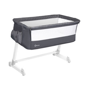 Lionelo Baby Beistellbett / ReisebettTheo Dunkelgrau