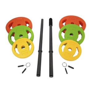 Tunturi Aerobic Pump Hantelset 20 kg komplett