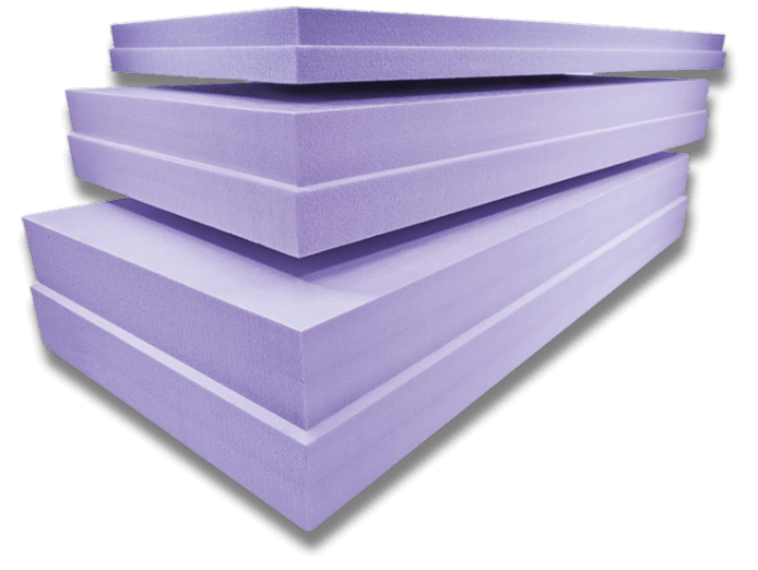 Jackodur XPS Dämmplatten gestapelt – Perimeterdämmung von Jackon