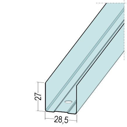 PROTEKTOR U-Anschlussprofil gleichschenklig (UD 28-27) 5244300