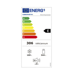 Kibernetik FSP Food Center 500 Liter mit Eiswürfelspender