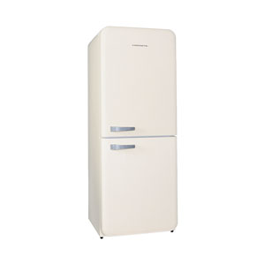 Kibernetik KSTK401 Retro Kühl-Gefrierkombination beige