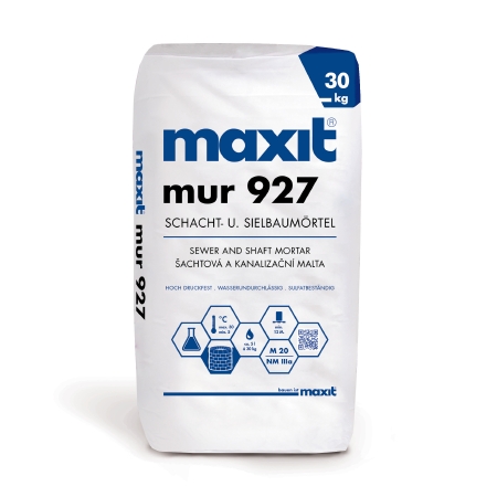 maxit mur 927 Kanal-, Schacht- und Sielbaumörtel