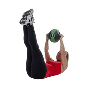 PURE2improve Medizinball mit Griffen 2kg