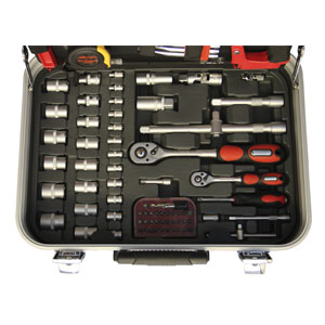 Werkzeugkoffer fahrbar 136-teilig